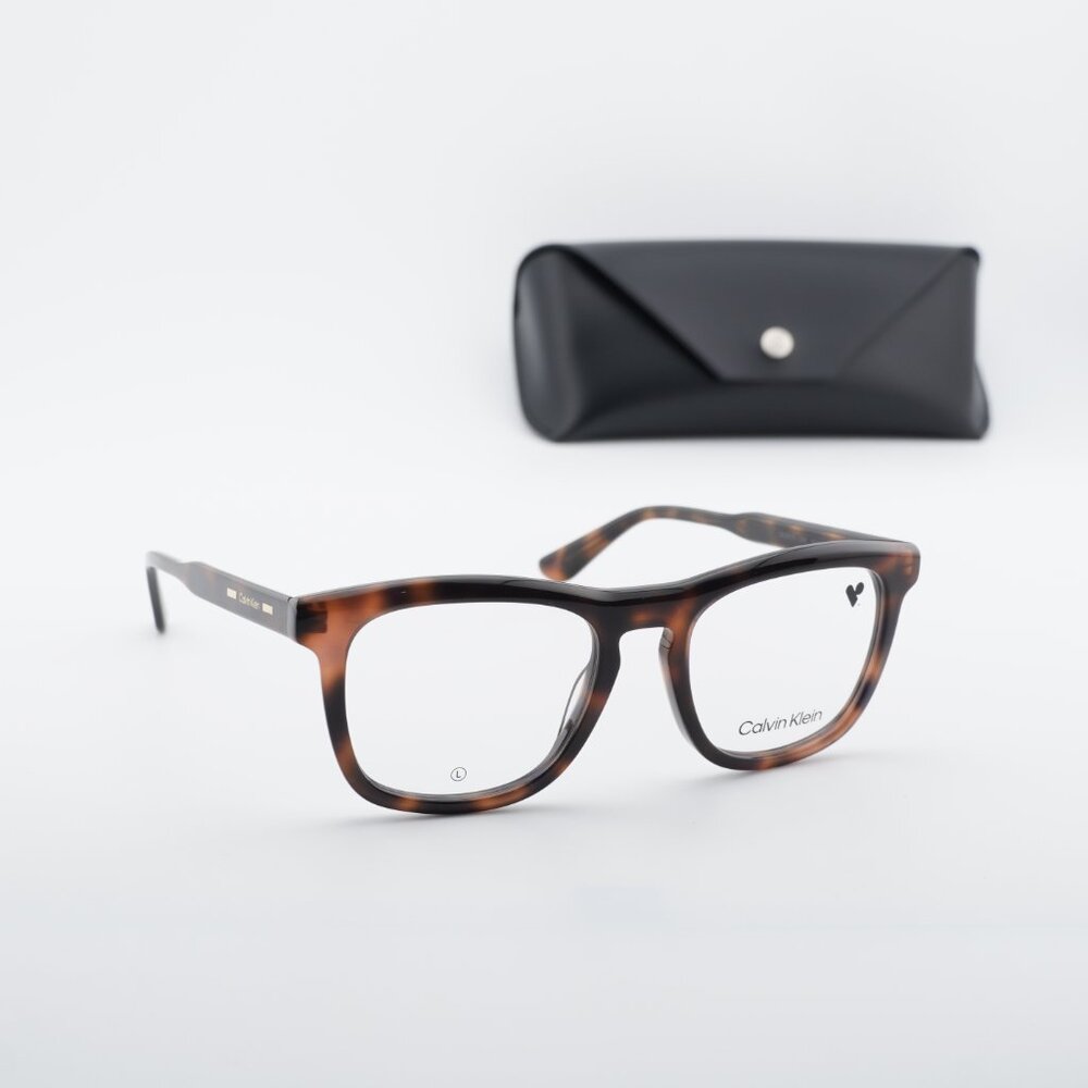 Calvin Klein CK24515 240 Square Eyeglasses 52mm - Havana - Picture 7 of 10